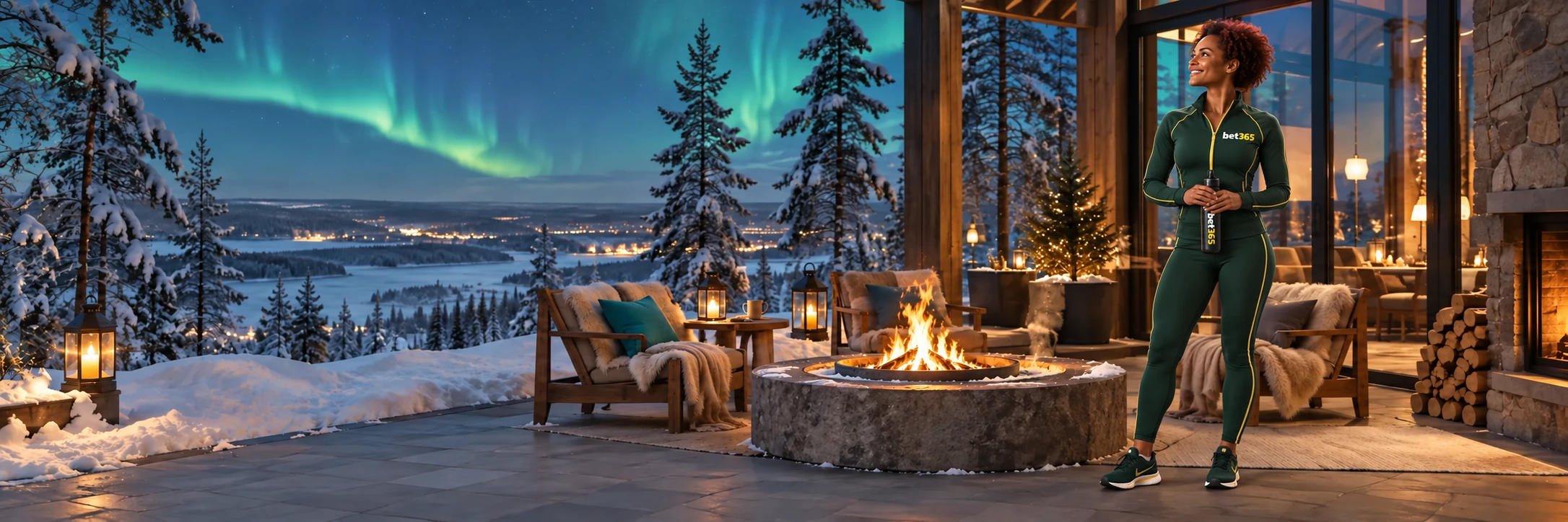 bet365 guest in a Lapland lodge