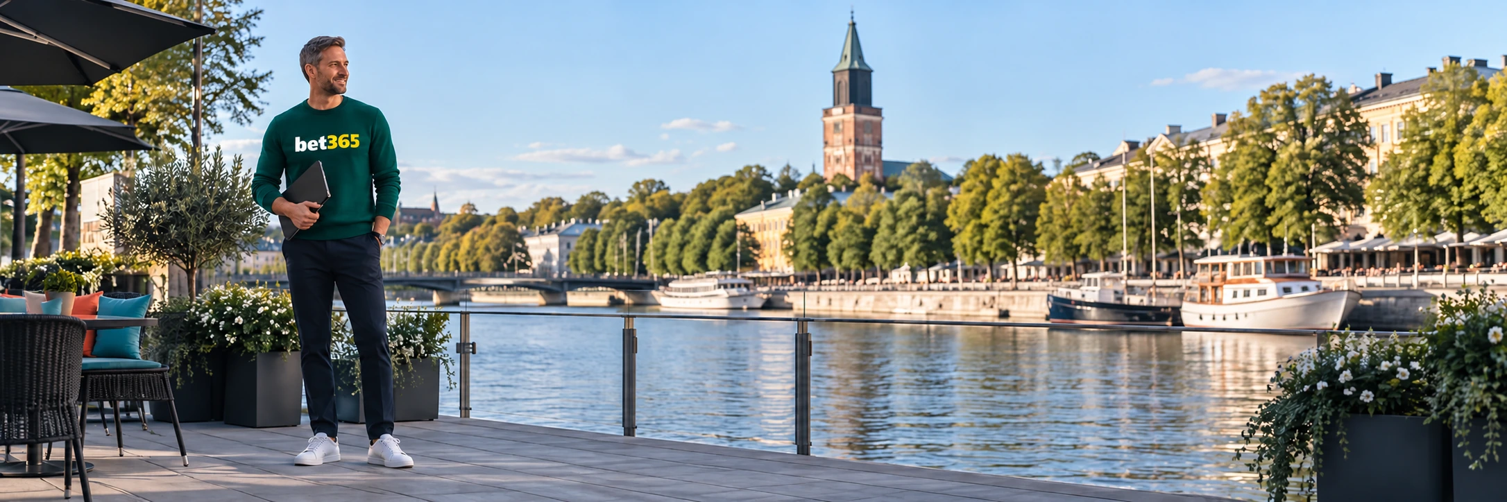 bet365 visitor beside the Turku waterfront