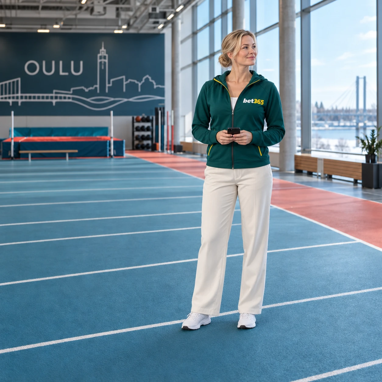 bet365 visitor on an indoor court